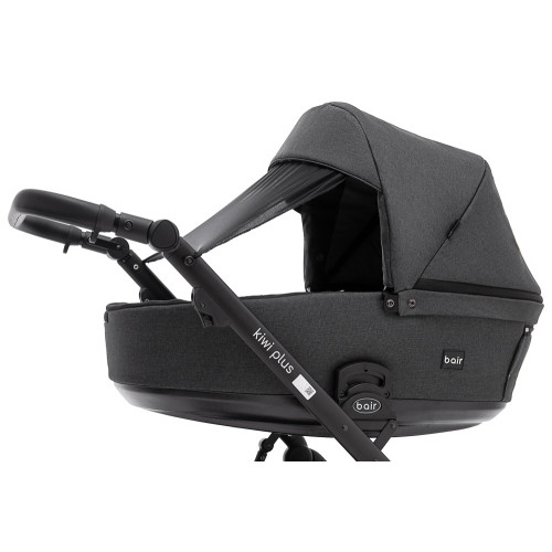 Коляска 2 в 1 Bair Kiwi Plus Soft BKP-219 графит — 6042 Коляска 2 в 1 Bair Kiwi Plus Soft BKP-219 графит — 6042