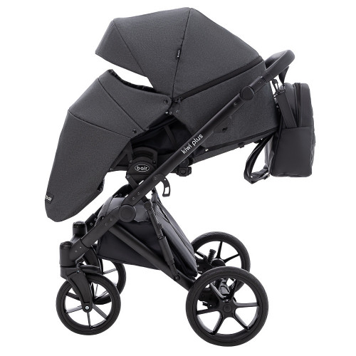 Коляска 2 в 1 Bair Kiwi Plus Soft BKP-219 графит — 6042 Коляска 2 в 1 Bair Kiwi Plus Soft BKP-219 графит — 6042