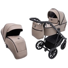 Коляска 2 в 1 Bair Vega ECO VE-04 капучіно