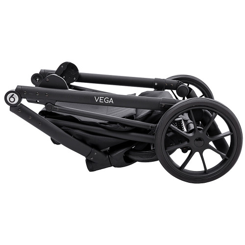 Коляска 2 в 1 Bair Vega ECO VE-12 чорний — 6067 Коляска 2 в 1 Bair Vega ECO VE-12 чорний — 6067