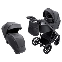 Коляска 2 в 1 Bair Vega ECO VE-12 чорний