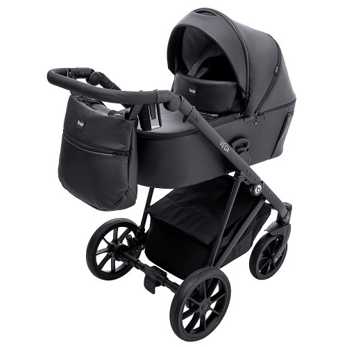 Коляска 2 в 1 Bair Vega ECO VE-12 чорний — 6067 Коляска 2 в 1 Bair Vega ECO VE-12 чорний — 6067