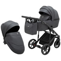 Коляска 2 в 1 Adamex Mobi Air Thermo New TIP TK-79 графит