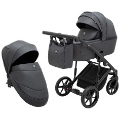 Коляска 2 в 1 Adamex Mobi Air Thermo New TIP TK-79 графит