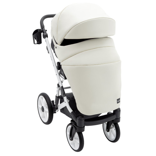 Коляска 2 в 1 Bair Kiwi White ECO BKW-24 слоновая кость — 5962 Коляска 2 в 1 Bair Kiwi White ECO BKW-24 слоновая кость — 5962