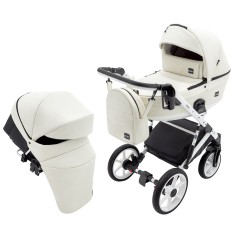 Коляска 2 в 1 Bair Kiwi White ECO BKW-24 слонова кістка