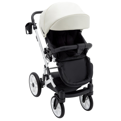 Коляска 2 в 1 Bair Kiwi White ECO BKW-24 слоновая кость — 5962 Коляска 2 в 1 Bair Kiwi White ECO BKW-24 слоновая кость — 5962