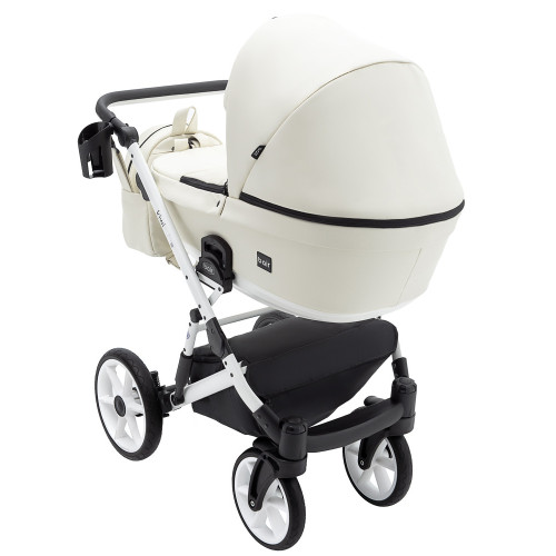 Коляска 2 в 1 Bair Kiwi White ECO BKW-24 слоновая кость — 5962 Коляска 2 в 1 Bair Kiwi White ECO BKW-24 слоновая кость — 5962