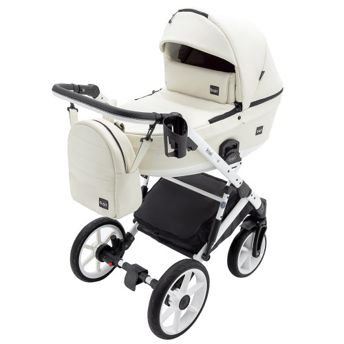 Коляска 2 в 1 Bair Kiwi White ECO BKW-24 слоновая кость — 5962 Коляска 2 в 1 Bair Kiwi White ECO BKW-24 слоновая кость — 5962