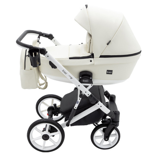 Коляска 2 в 1 Bair Kiwi White ECO BKW-24 слоновая кость — 5962 Коляска 2 в 1 Bair Kiwi White ECO BKW-24 слоновая кость — 5962