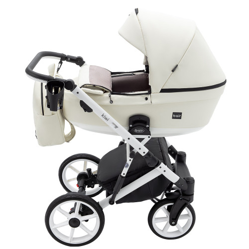 Коляска 2 в 1 Bair Kiwi White ECO BKW-24 слоновая кость — 5962 Коляска 2 в 1 Bair Kiwi White ECO BKW-24 слоновая кость — 5962
