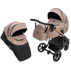Коляска 2 в 1 Bair Onyx Soft OS-455 капучіно