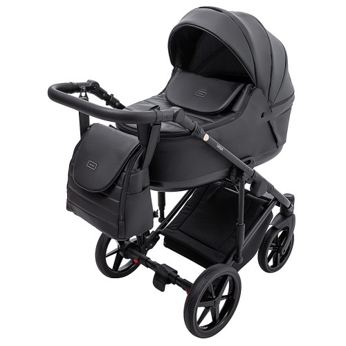 Коляска 2в1 Adamex Locco Eco SA-2 чорний — 5669