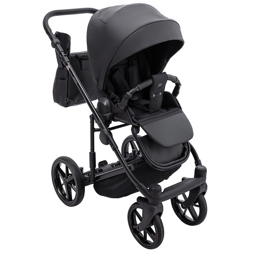 Коляска 2в1 Adamex Locco Eco SA-2 чорний — 5669