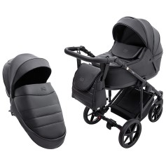 Коляска 2в1 Adamex Locco Eco SA-2 чорний