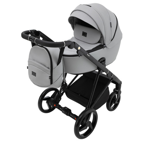 Коляска 2в1 Adamex Blanc Eco SA-3 светло-серый — 5694 Коляска 2в1 Adamex Blanc Eco SA-3 светло-серый — 5694