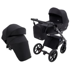 Коляска 2 в 1 Bair Kiwi Plus Soft BKP-452 чорний