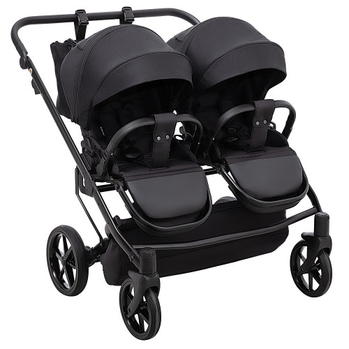 Коляска 2 в 1 для двійні Adamex Leo Duo Tip TK-53 чорний — 14973 Коляска 2 в 1 для двійні Adamex Leo Duo Tip TK-53 чорний — 14973