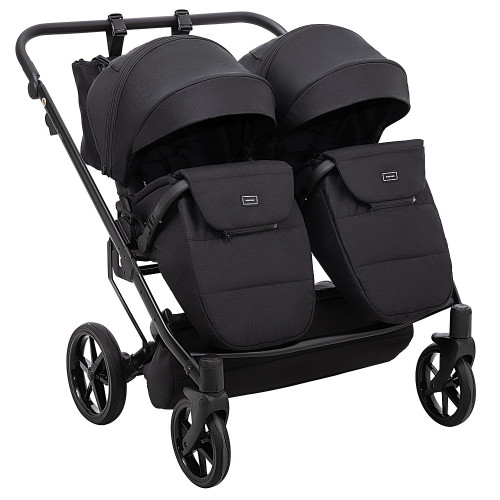 Коляска 2 в 1 для двійні Adamex Leo Duo Tip TK-53 чорний — 14973 Коляска 2 в 1 для двійні Adamex Leo Duo Tip TK-53 чорний — 14973