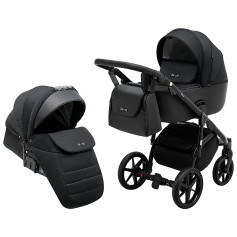 Коляска 2 в 1 Adamex Nola PS-1 черный
