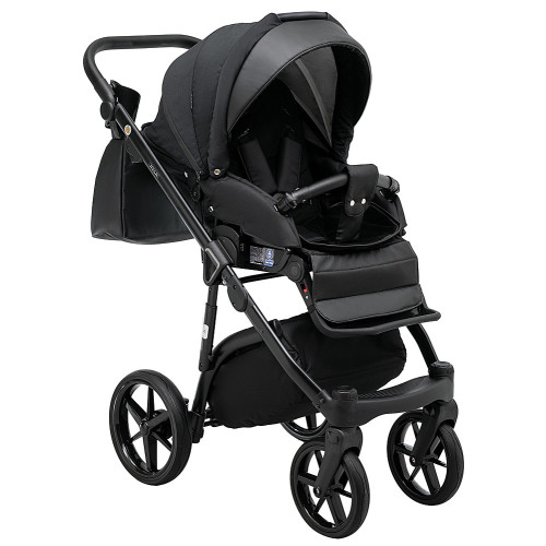 Коляска 2 в 1 Adamex Nola PS-1 чорний — 14980 Коляска 2 в 1 Adamex Nola PS-1 чорний — 14980