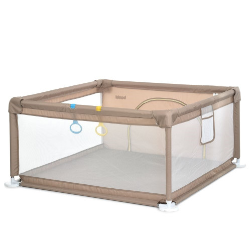 Детский манеж Bambi, 2 ручки, квадратный, 120-120-61 см, бежевый (MR 1339-BG) — 23105 Детский манеж Bambi, 2 ручки, квадратный, 120-120-61 см, бежевый (MR 1339-BG) — 23105