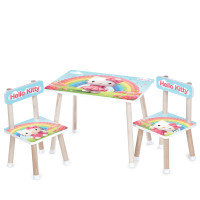 Дитячий комплект стіл зі стільцями Hello Kitty (M 501-34)