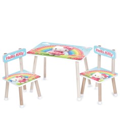 Детский комплект стол со стульями Hello Kitty (M 501-34)