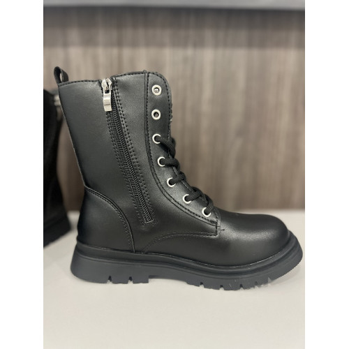 Детские сапожки для девочки, демисезон, черные, 31-36р (0831-5) — 20867