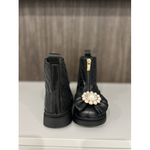 Детские сапожки для девочки, демисезон, черные, 26-30р (0831-11) — 20869