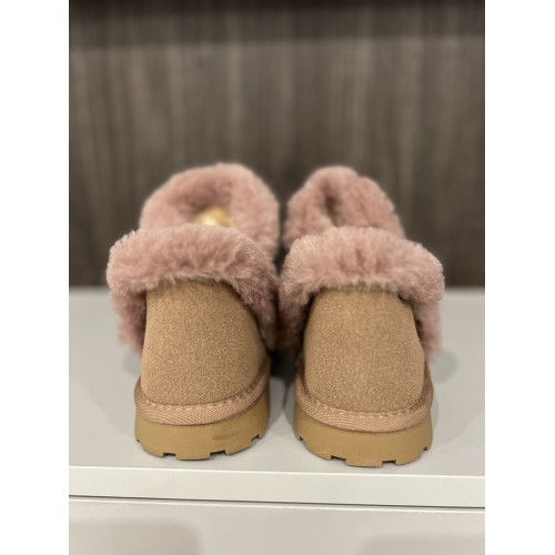 Детские туфли Угги с мехом, розовые, 31-36р (0831-22) — 20855