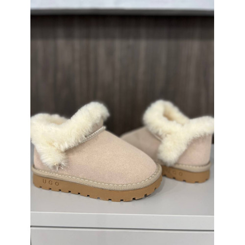 Детские туфли Угги с мехом, светло-розовые, 31-36р (0831-21) — 20857 Детские туфли Угги с мехом, светло-розовые, 31-36р (0831-21) — 20857