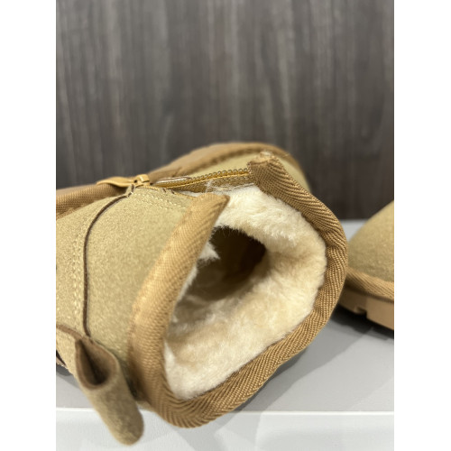 Детские туфли Угги с мехом, желтые, 26-30р (0831-19) — 20852