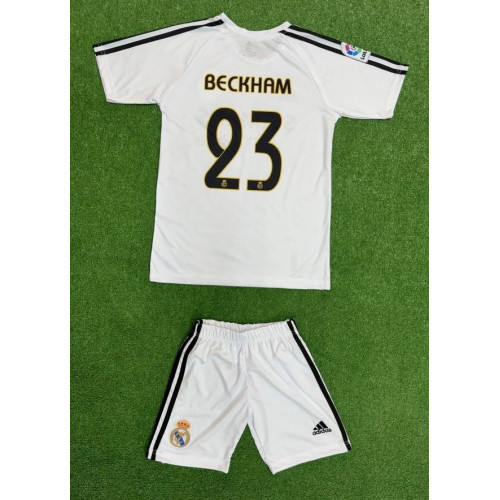 Детская футбольная форма Реал Мадрид с надписью Beckham сезон 2003-2004 года (56789635) — 20302
