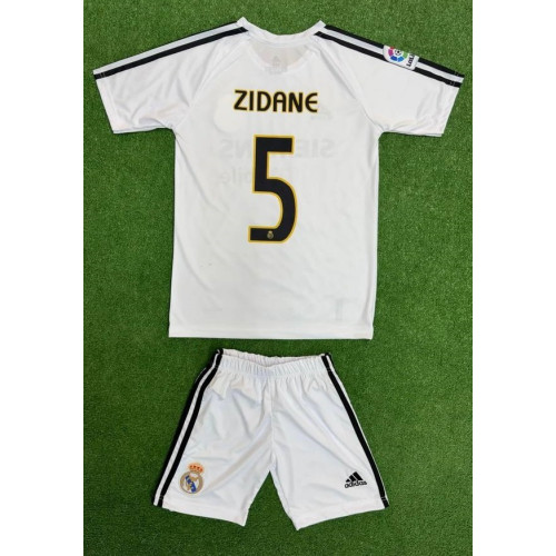 Детская футбольная форма Реал Мадрид с надписью Zidane сезон 2003-2004 года (56789457) — 20304