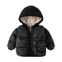 Дитяча куртка-жилетка 007-5 трансформер чорна