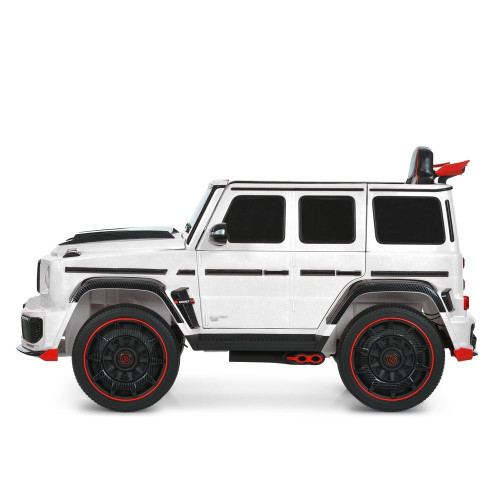 Детский электромобиль джип Bambi Racer музыка, свет, р/к 2,4G, белый (M 6257EBLR-1) — 25155 Детский электромобиль джип Bambi Racer музыка, свет, р/к 2,4G, белый (M 6257EBLR-1) — 25155