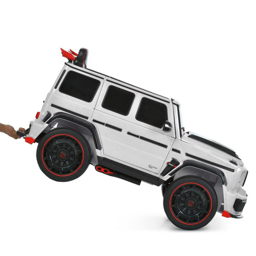 Детский электромобиль джип Bambi Racer музыка, свет, р/к 2,4G, белый (M 6257EBLR-1) — 25155 Детский электромобиль джип Bambi Racer музыка, свет, р/к 2,4G, белый (M 6257EBLR-1) — 25155