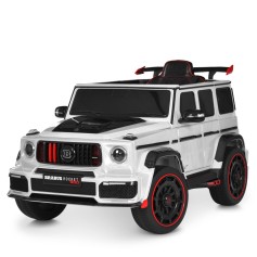 Дитячий електромобіль джип Bambi Racer музика, світло, р/к 2,4G, білий (M 6257EBLR-1)
