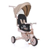 Дитячий триколісний велосипед Turbo Trike з батьківською ручкою (MT 1036-W beige)