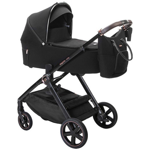 Коляска 2в1 Espiro Only 210 Stylish black (колеса GEL)