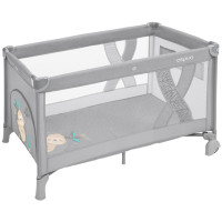 Ліжко-манеж Espiro Simple 07 Light Gray