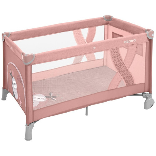 Дитяче ліжко-манеж  Espiro Simple 08 Pink — 9374