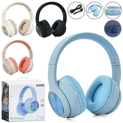 Бездротові навушники з підсвіткою HZ-BT623, 4 кольори