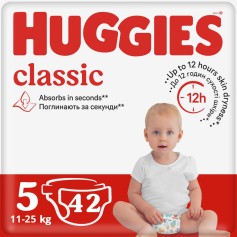 Підгузки Huggies Classic 5 (11-25 кг) 42 шт