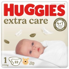 Підгузки Huggies Extra Care 1 (2-5 кг) 22 шт