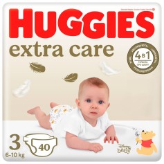 Підгузки Huggies Extra Care 3 (6-10 кг) 40 шт