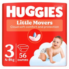Підгузки Huggies Little Movers 3 (4-9 кг) 56 шт