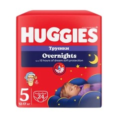 Підгузки-трусики Huggies Overnights Pants 5 (12-17 кг) 24 шт