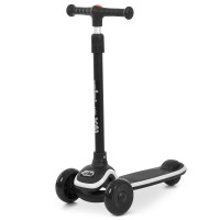 Дитячий триколісний самокат iTrike зі світлоефектами (5566A-black)